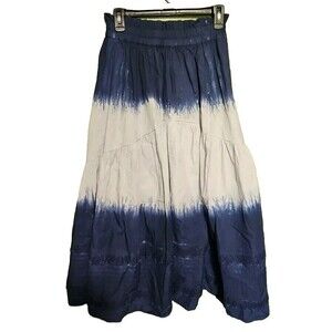 Elegant Blue and White Women's Skirt